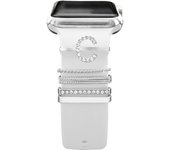 Decoration For Apple watch band series 9 8 7 6 5 4 se ultra Accessories Diamond Jewelry Charms for Samsung watch Strap 20mm 22mm