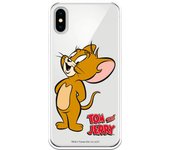 Funda original compatible con iPhone X o XS con un diseño de T&J Jerry Derecho
