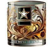 Vasos de whisky en homenaje a veteranos, vaso grabado para el 250.º aniversario del Cuerpo de Marines, regalo para veteranos del ejército (D)
