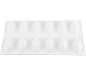 Molde de silicona con forma de concha de 12 cavidades para repostería, postres, mousse, herramienta para decorar tartas
