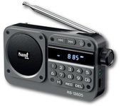 Radio Portátil SAMI FM Multimedia Digital 5W con Grabadora y Batería 1200mAh RS-12605 – Radio de Emergencia Tipo C