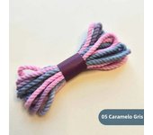 3.5mm Scrap Bundle Packs Macrame Cord Premium Cotton Cord for Macrame Craft Hand Painted Lush Ombre String Macrame Keychain Rope