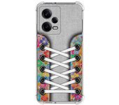 Funda Silicona Antigolpes para Xiaomi Redmi Note 12 Pro+ Plus 5G diseño Zapatillas 04 Dibujos