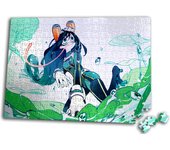 PUZZLE 252 PIEZAS BOKUNOHERO TSUYUA POSE RANA rompecabezas puzle para adulto academia heroes anime