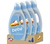 NORIT Bebé - Detergente Líquido para Ropa de Bebé  Pack de 4 Unidades de 1,125 L 【ROUA】