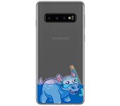 Tumundosmartphone Funda Gel Transparente Samsung Galaxy S10 Plus Personalizada con Dibujo Hipo