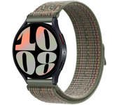 20mm 22mm Smart Watch Strap for Amazfit Balance GT4/3/2 Nylon Loop Bracelet for Samsung Galaxy Watch 4/6 Classic 5 Pro 45/46mm