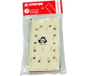 Stayer Set de Lijas LH 187B Grano 60 - Blíster de 10 Unidades - Medida: 93x230 Mm