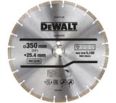 Dewalt tarcza diamentowa 350x25,4mm segmentowa