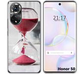 Funda Silicona para Huawei Nova 9 / Honor 50 5G diseño Reloj Dibujos
