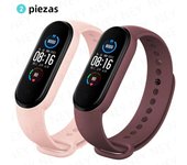 2PCS Watchbands for Xiaomi Mi Band 7 bracelet Miband 5 6 NFC Replacement Wristband Sport Silicone correa mi band 7 6 3 4 8 strap