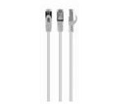 CABLE RED S-FTP GEMBIRD CAT 6A LSZH BLANCO 0,5 M
