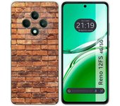 Tumundosmartphone Funda Silicona para Oppo Reno 12FS 4G / 12 FS 5G diseño Ladrillo 04 Dibujos