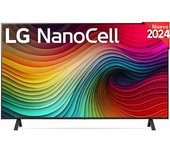 LG 43NANO82T6B - Televisor NANOCELL 43" 4K UHD AI ThinQ WebOS24 Clase G