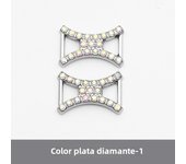 luxury Rhinestone AF1 Shoe Charms Colorful Diamond Sneaker Charms Girl Shoe decoration DIY Shoelaces Buckles shoes accesories