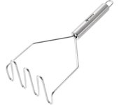 DESEOS Prensador de patatas acero inox | Triturador para puré de patatas | Apto lavavajillas | Mango ergonómico