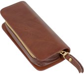 cartera boquilla saxofon o clarinete piel ref.6555fbm marron