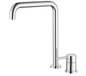 VALAZ Guadalupe Grifo giratorio para lavabo monomando fabricado en latón de color cromado