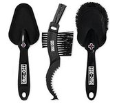 Muc-Off 3 Cepillos Premium Brush Kit 220 Muc-Off 3 Cepillos Premium Brush Kit 220 Muc-Off   de ciclismo para bicicleta