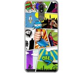Tumundosmartphone Funda Gel Tpu para Lg K40 diseño Comic Dibujos