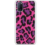 Funda original compatible con Oppo A52/A72/A92 - Textura Leopardo Rosa