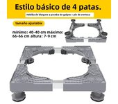 Universal Base Washing Machine Stand Lifting Fridge Base Multi-functional Adjustable Base for Dryer Refrigerator Washing Machine