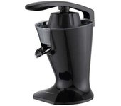Exprimidor Eléctrico Muvip Negro 160W - Mango Cómodo - Filtro Acero Inoxidable - Sistema Antigoteo - 2 Conos