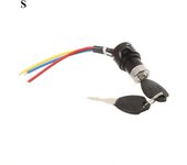 Ignition Switch Key Power Lock Universal Electric Bicycle Biking Portable Dustproof Cycling Parts for Electric Scooter