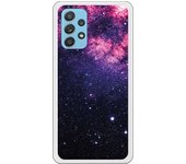 Funda compatible con Samsung Galaxy A72 - Be Unique Funda Gel universo