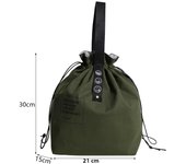 Canvas Lunch Bag Bento Box Handbag Outdoor Portable Picnic Dinner Container School Fresh Keeping Food Storage Tote Accessories