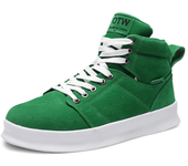 Brand High-Top Men Sneakers Microfiber Sneaker Man Platform Tennis Vulcanized Shoes Colorful Casual Original Men's Shoes 2023