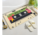 Cassette Music Tape Doormats Retro Classic Bath Mat Home Rug Non-Slip Carpet Bedroom Toilet Bathroom Kitchen Mats For Floor