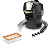 Kärcher 18V Aspirador de Cenizas y Polvo AD 2 Battery - Material Ignífugo - Depósito 14L - Potencia 230W - Sin Cables