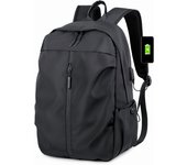 Mochila Senderismo 20-35 Litros Impermeable Mochila de Viaje Gran Capacidad Mochila Trekking con USB Mochila para Hombre Mujer para Montañismo Senderismo Camping al Aire Libre, Negra