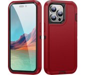 Reinforced Armored 3-in-1 Fall-proof Case for Apple iPhone16 15 14 13 12 11Pro Max Xs XR 7 8Plus providing maximum protection