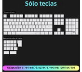PBT Keycaps 119 Keys OEM Profile Set Custom Keycap for Key Caps Pudding keycap For MX Switch Mechanical