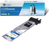 Compatible g&g epson t9454 amarillo cartucho de tinta pigmentada c13t945440