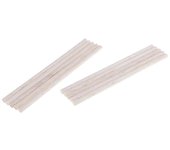 2x10 piezas Naturales en Blanco Redondo Inacabado balsa Madera Palos de Madera Varillas para manualidades DIY Modelo haciendo Construcción Niños juguetes Educativos 50-250m