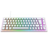 CHERRY XTRFY - K5 COMPACT RGB teclado Juego USB QWERTY Español Negro, Blanco K5RGBCPTTPWHITER-S