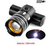 Electric Scooter LED Lamps Headlight USB Rechargeable Zoomable Bike Light for Xiaomi 1S M365 PRO2 Ninebot Skateboard Accessories