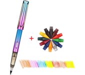 New Eternal Pencil 12 Colour Art Drawing Pencil Infinite Writing Technology Inkless Erasable Marker Pen Kawaii Stationery