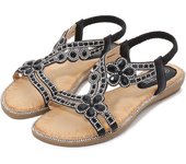 Sandalias de Verano para Mujer, Sandalias de Punta Descubierta