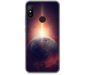 Tumundosmartphone Funda Gel Tpu para Xiaomi Redmi 6 Pro / Mi A2 Lite Diseño Tierra Dibujos