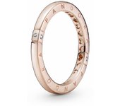Anillo Pandora Rose Logotipo & Corazones