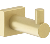 Asis - Percha para Baño en Oro Mate Cepillado
