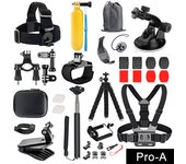 Action Camera Accessories Kit for Gopro Hero 12 11 10 9 8 7 6 5 4 Max Mount Session YI 4K SJCAM EKEN Osmo AKASO APEMAN Accessory