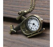 Cartoon Shape Fashionable Antique Vintage Quartz Pocket Watch Round Case Pendant Necklace Chain Clock For Men Women Gifts
