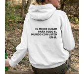 The World Is A Better Place With You In It Hoodie Casual Women Long Sleeve Mental Health Hoody Pullovers