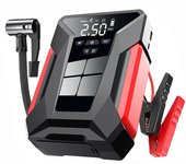 Banco de Energía de Emergencia Para Coche de 28000 mAh, inflador de neumáticos de 150 PSI, multitifción, Bomba de aire with Bolsa