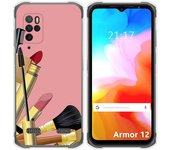 Funda Silicona para Ulefone Armor 12 5G diseño Brochas Dibujos